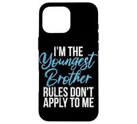 Sono il fratello più giovane Le regole non si applicano a me fratelli Custodia per iPhone 16 Pro Max