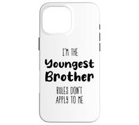 Sono il fratello più giovane Le regole non si applicano a me - Matching Custodia per iPhone 16 Pro Max