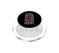 Sono il golfista Aunt Boho Rainbow Heart Aesthetic PopSockets PopGrip per MagSafe