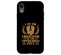 Sono il liberatore dei piedi oppressi Divertente riflessologo Custodia per iPhone XR