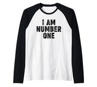 Sono Il Numero Uno Maglia con Maniche Raglan