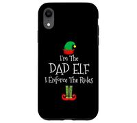 Sono il papà elfo, faccio rispettare le regole di abbinamento natalizio Custodia per iPhone XR