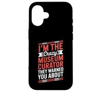 Sono il pazzo curatore del museo. Custodia per iPhone 16