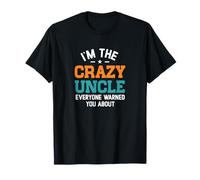 Sono Il Pazzo Zio Funny Maglietta