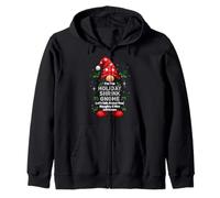 Sono Il Pigiama Natalizio Festivo dello Gnomo Felpa con Cappuccio