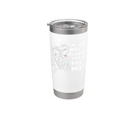 Sono il più simpatico e divertente che tu abbia mai incontrato Skull Lover Bicchiere termico in acciaio inox doppia parete