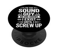 Sono il ragazzo del suono Nessuno sa Ingegnere audio divertente PopSockets PopGrip Adesivo