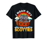 Sono Il Ragazzo di Noè Che aveva Un Paio di Scotties, Noah's Ark Church - Pun Gioco di Parole Maglietta
