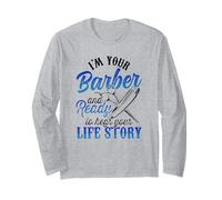 Sono Il Tuo Barbiere e Pronto ad Ascoltare la Tua Storia di Vita Barbieri Maglia a Manica