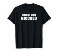 Sono il vero Niccolò Cool Divertente Maglietta