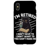 Sono in pensione Non Devo Non Voglio Non Voglio Non Puoi Fare M Custodia per iPhone X/XS