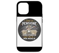 Sono In Pensione Ora Lunico Capo Che Ho E Mia Moglie Custodia per iPhone 12/12 Pro