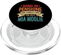 Sono in pensione ora l'unico capo che ho è mia moglie PopSockets PopGrip per MagSafe