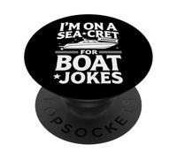Sono in una missione di Cret sul mare per barzellette sulla barca PopSockets PopGrip Adesivo