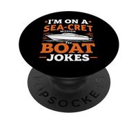 Sono in una missione di Cret sul mare per barzellette sulla barca PopSockets PopGrip Adesivo