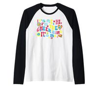 Sono io Ciao, Sono la Ragazza Cheer Sono io Maglia con Maniche Raglan