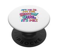 Sono io ciao sono la ragazza del compleanno retrò PopSockets PopGrip Adesivo