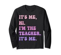 Sono io Ciao, sono l'insegnante Sono io - Divertente insegnante educatore Maglia a Manica