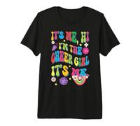 Sono io Ciao Sono The Cheer Girl Sono io Funny Cheerleading Maglietta Premium