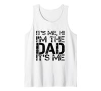 Sono io Hi I'm The Dad It's Me Funny Dads Father Birthday Canotta