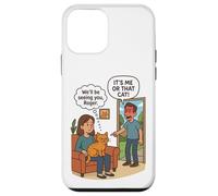 "Sono io o il gatto" divertente gatto mamma rottura umorismo Custodia per iPhone 12 mini