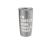 Sono Isabela Que Fa Cose di Isabela Bicchiere termico in acciaio inox doppia parete