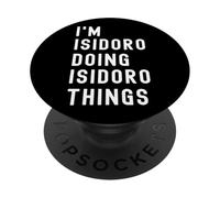 Sono Isidoro Que Fa Cose di Isidoro PopSockets PopGrip Adesivo