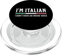 Sono Italiano Non Ho Una Voce Interiore PopSockets PopGrip per MagSafe