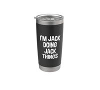 Sono Jack che fa cose divertenti dicendo Bicchiere termico in acciaio inox doppia parete