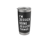 Sono Jessica Que Fa Cose di Jessica Bicchiere termico in acciaio inox doppia parete