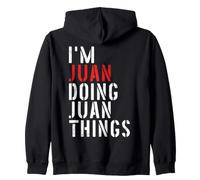 Sono Juan Che Fa Juan Cose Felpa con Cappuccio