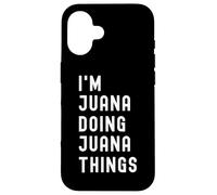 Sono Juana Que Fa Cose di Juana Custodia per iPhone 16
