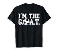 Sono la Capra da Calcio G.O.A.T Maglietta