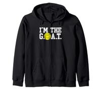 Sono la Capra da Softball del G.O.A.T. Felpa con Cappuccio
