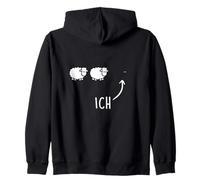 Sono la Pecora Nera Felpa con Cappuccio