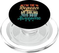 Sono la ragione per cui mio fratello è così fantastico e divertente fratello sorella PopSockets PopGrip per MagSafe
