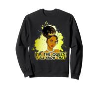 Sono la Regina saprai Che la Regina Nera melanina Sista Felpa