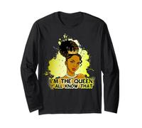 Sono la Regina saprai Che la Regina Nera melanina Sista Maglia a Manica