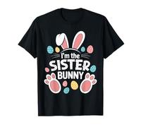 Sono la Sorella Bunny Easter Family Matching 2026 Maglietta