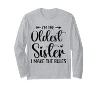 Sono la Sorella più anziana Che Faccio Le Regole - Fratello Divertente Maglia a Manica