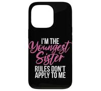 Sono la sorella più giovane Le regole non si applicano a me sorella maggiore Custodia per iPhone 13 Pro