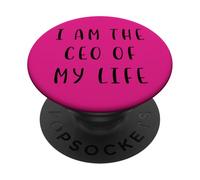 Sono l'amministratore delegato della mia vita Motivating Statement Inspiring PopSockets PopGrip Adesivo