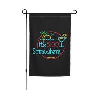 Sono le 5 da qualche parte, 12x18 pollici, decorazione per esterni da giardino