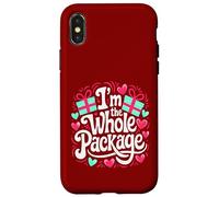 Sono l'intero pacchetto Love Funny Valentine Christmas Custodia per iPhone X/XS
