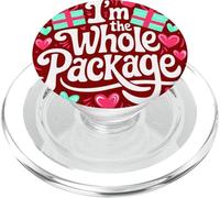 Sono l'intero pacchetto Love Funny Valentine Christmas PopSockets PopGrip per MagSafe