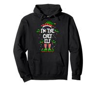 Sono Lo Chef Elf Christmas Xmas Piajama PJ Men Women Felpa con Cappuccio