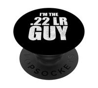 Sono lo scherzo sarcastico dell'attrezzatura da tiro del ragazzo delle munizioni 22lr PopSockets PopGrip Adesivo