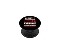 Sono lo zio del baseball, tutti ti hanno avvertito PopSockets PopGrip Adesivo