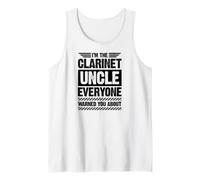 Sono Lo Zio del clarinetto Tutti Ti Hanno Avvertito Canotta