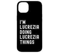 Sono Lucrezia Que Fa Cose di Lucrezia Custodia per iPhone 14 Plus